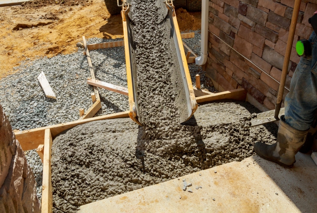 Доставка готового бетона миксером
