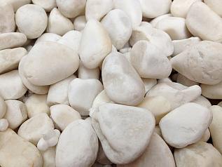 белая галька белая галька